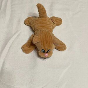 Tonka Plush Pound Puppies Purries Kitty Cat Orange Stuffed Animal Toy Vintage